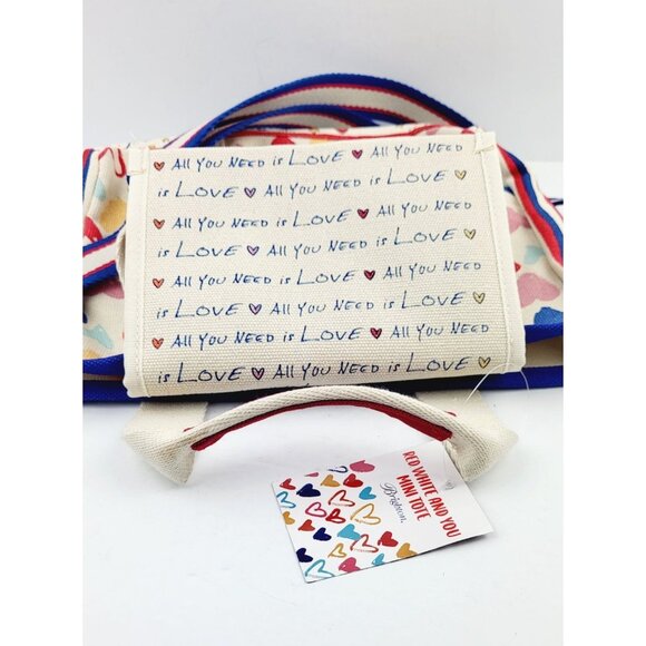 Red White And You Mini Tote - Size 10 x 9 x 3 - Picture 5 of 6